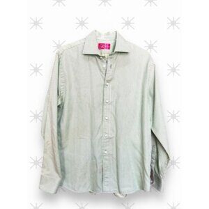 Rufus Brand 100% Cotton Men’s Dress Shirt Size Large. Made In USA